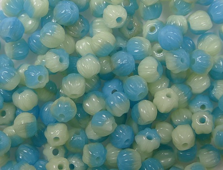 mb-03-s0540 3 mm melon beads opal aqua cream