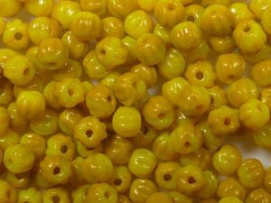 MB-03-X1422 Curry Melon Beads 50 Pc. - Afbeelding 1