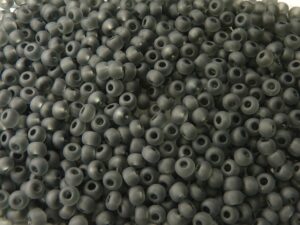 6-0-40010M Matte Grijs 6/0 Preciosa Rocailles ± 45-50 gram. - Afbeelding 1