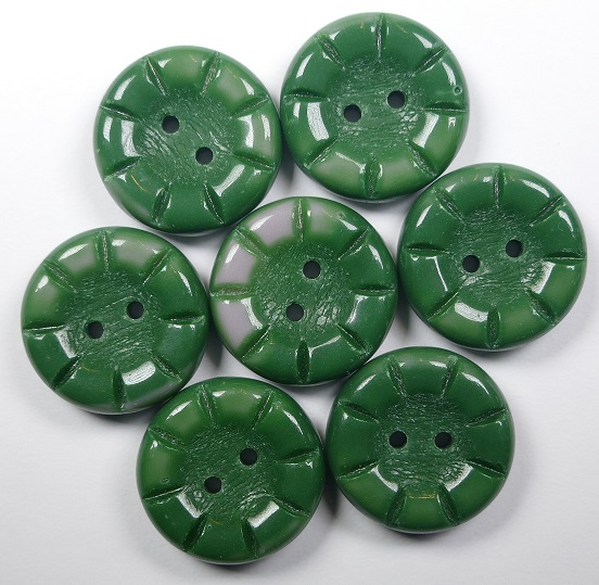 0100545 knoop 5x14 green- touch of pink