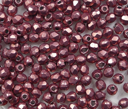 FP1-02-05A07 firepolish 2,5 mm colortrends saturated metallic blooming dahlia