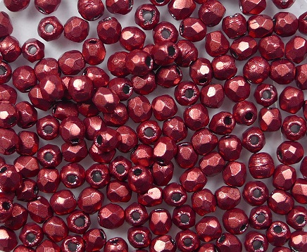 FP1-02-05A08 firepolish 2,5 mm colortrends saturated metallic cherry tomato