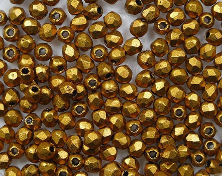 FP1-02-K0174JT firepolish 2,5 mm matte brass gold