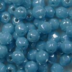 FP1-04-63030-14400 firepolish 4 mm opaque blue turquoise luster