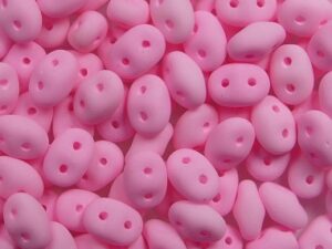 SD-02010-92923 Bondeli Matt Soft Pink Matubo SuperDuo 10 gram - Afbeelding 1