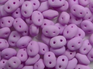 SD-02010-92925 Bondeli Matt Lilac Matubo SuperDuo 10 gram - Afbeelding 1