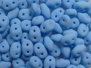 SD-02010-92927 Bondeli Matt Blue Raspberry Matubo SuperDuo 10 gram - Afbeelding 1