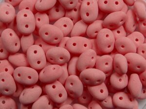 SD-02010-92944 Bondeli Matt Coral Matubo SuperDuo 10 gram - Afbeelding 1