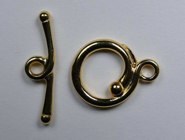 TC94-6208-25 tierracast toggle clasp renaissance bright gold plated