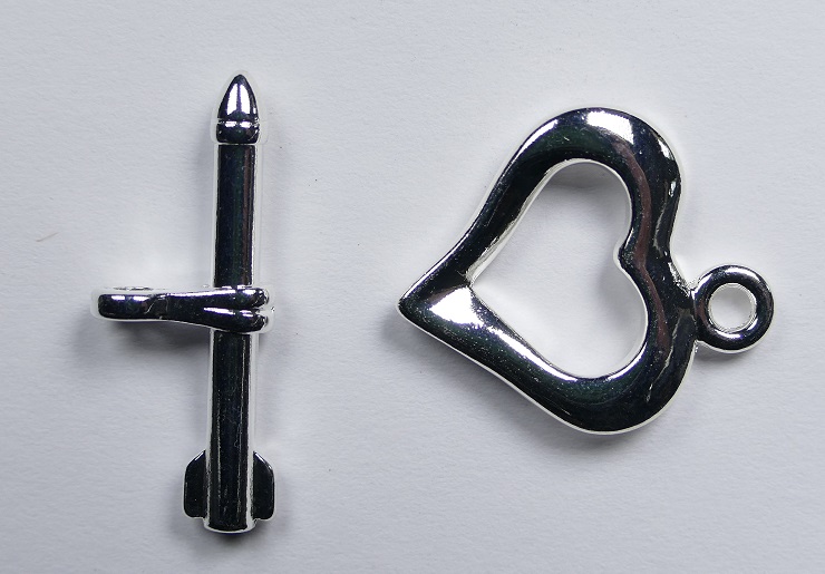 TG26SP toggle Clasp cupido silver plated