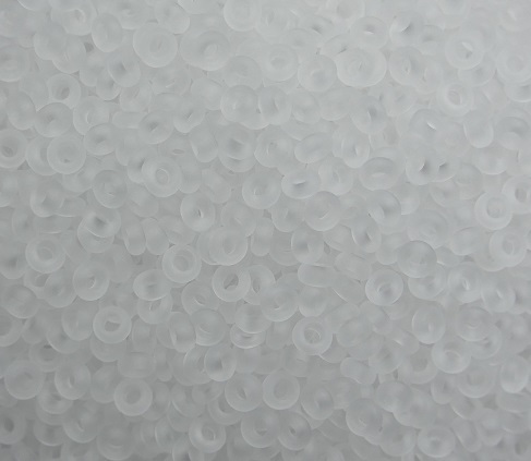 TN-11-0001 toho demi round 11-0 transparent frosted crystal