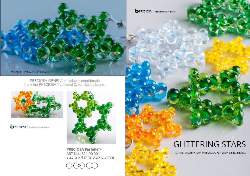 preciosa farfalle glittering stars