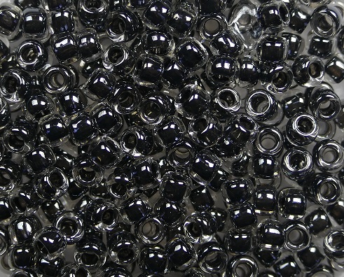 tr-08-0344 toho round 8-0 black lined crystal