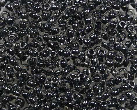 tr-11-0344 toho round 11-0 black lined crystal