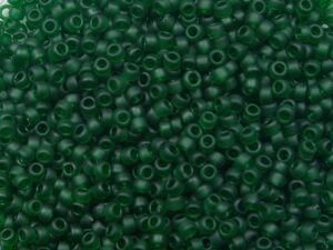 TR-15-0939F Transparent Frosted Green Emerald