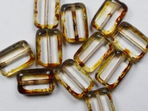 0150185 Crystal Travertin Rectangle. 10 Pc.