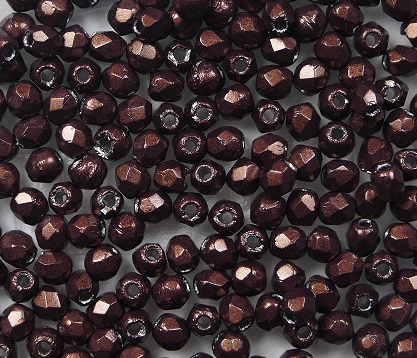 FP1-02-07B01 firepolish 2,5 mm colortrends saturated metallic chicory coffee