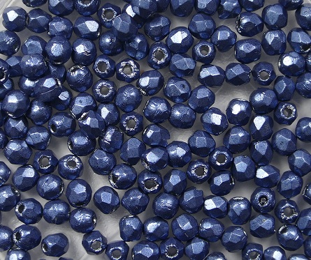 FP1-02-07B02 firepolish 2,5 mm colortrends saturated metallic bluestone