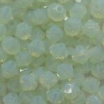 PRBic-04-CHRYSOP preciosa bicones 4 mm chrysolite opal