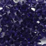 PRBic-04-DTAN preciosa bicones 4 mm deep tanzanite