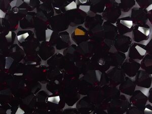 PrBic-04-GAR Garnet bicones 4 mm 25 stuks - Afbeelding 1