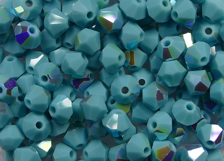 PRBic-04-TURQAB preciosa bicones 4 mm turquoise ab
