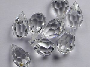 PrD-681-6-CRYS Crystal Preciosa Drop, 6×10 mm - Afbeelding 1