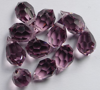 PrD-6-681-amylt Preciosa drop 681 6x10 mm light amethyst