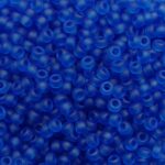 m-11-149F miyuki rocailles 11-0 matte transparent capri blue