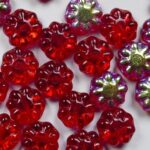0050296 daisy discs 9 mm siam ruby ab kleurnummer X90080