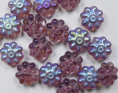 0080704 daisy discs 9 mm amethyst ab kleurnummer X20040