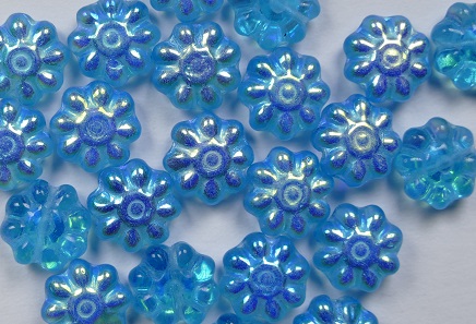 0090423 daisy discs 9 mm aquamarine ab kleurnummer X60020