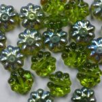 0100547 daisy discs 9 mm olivine ab kleurnummer X50230