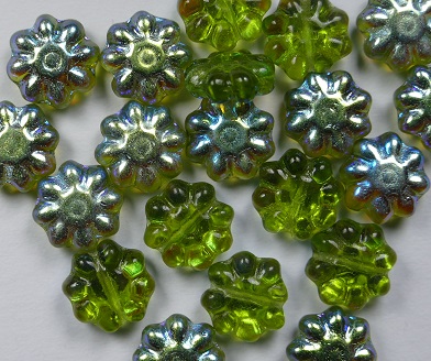 0100547 daisy discs 9 mm olivine ab kleurnummer X50230