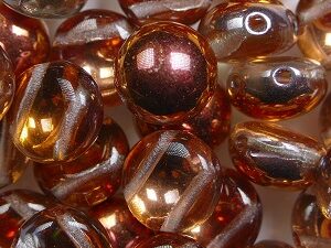 CB-00030-27137 Crystal Sunset 2-hole Candy Bead 20 Pc. - Afbeelding 1