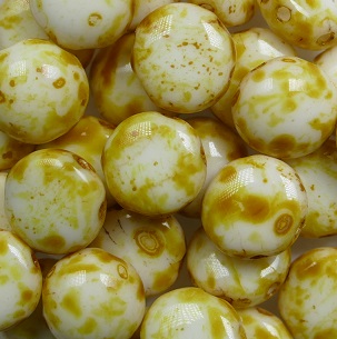 CB-02010-86800 candy beads 8 mm white alabaster Travertin color 02010-86800