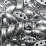 CL-00030-01700 cali beads matte metallic silver