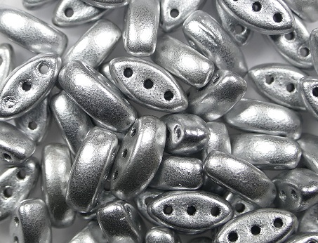 CL-00030-01700 cali beads matte metallic silver