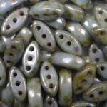CL-03000-65431 cali beads opaque white green blue lazura