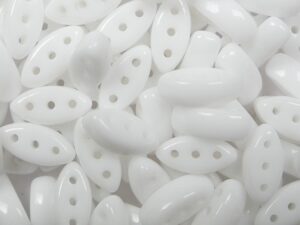 CL-03000 Cali Beads Opaque White 20 Pc - Afbeelding 1