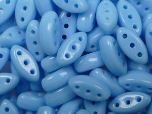 CL-63030 Cali Beads Opaque Blue Turquoise 20 Pc - Afbeelding 1