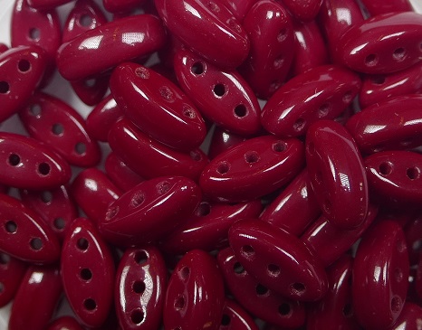 CL-93220 cali beads dark coral red