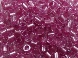 DB-8-0902 Sparkling Rose Lined Crystal Miyuki Delica's 8/0