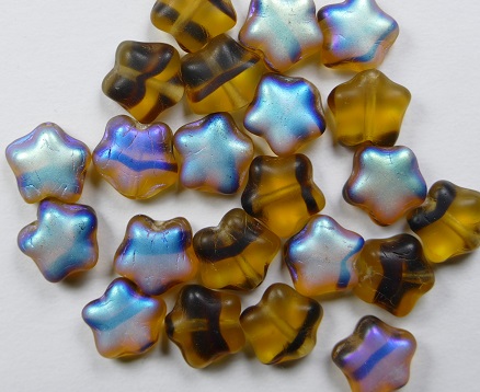 0030334 stars 8 mm matte tortoise AB color 18036MX