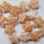 0060125 stars 12 mm white-orange color 95000