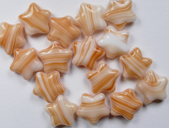 0060125 stars 12 mm white-orange color 95000