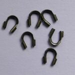 0160234 antique brass plateddraad beschermers wire protectors