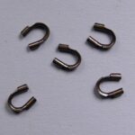 0160235 antique copper plated draad beschermers wire protectors