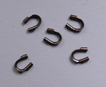 0160235 antique copper plated draad beschermers wire protectors