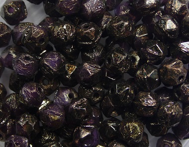 EC-04-06208-15415 english cut 4 mm purple opal moonstone bronze marble luster